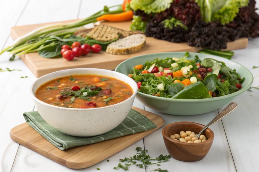 Naturally delicious soups and salads.