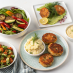 Best side dishes and sauces for crab cakes.