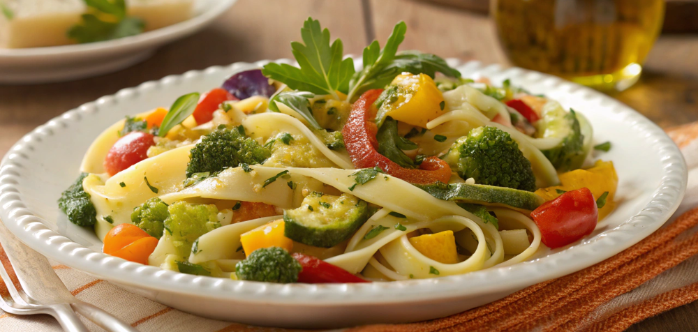 Family-friendly dinner ideas: Pasta Primavera dish