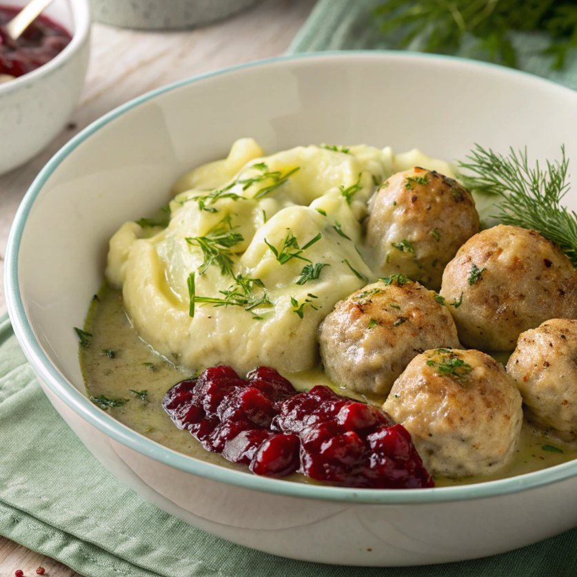 Delicious Classic Turkey Meatballs with Marinara Sauce.